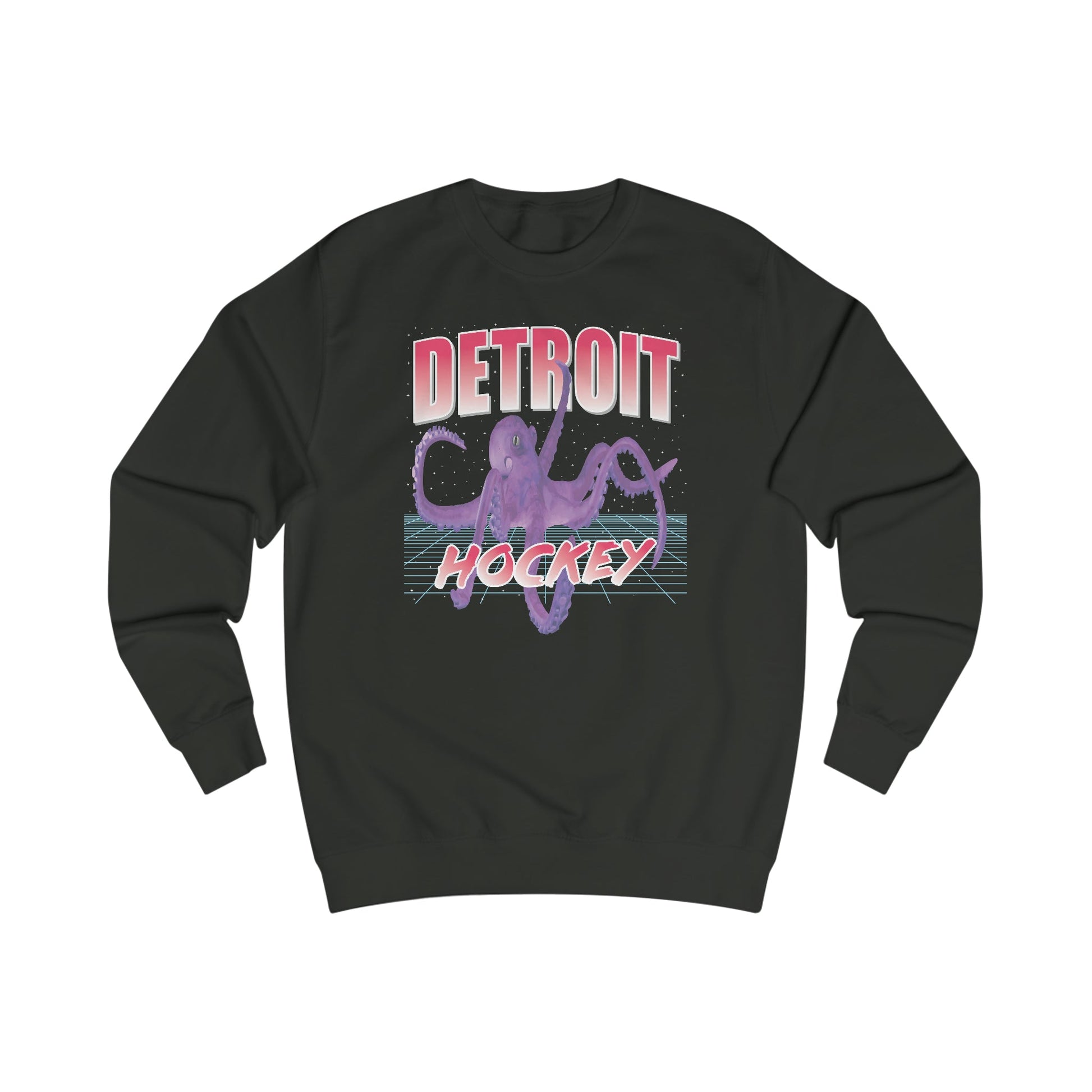Detroit 82 Hockey Crew No Pill Sweatshirt | Downriver Clothing Apparel | Detroit Michigan | Downriver World