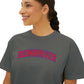 Downriver 04 Basketball Women Crop Top Boxy T Shirt | Downriver Clothing Apparel | Detroit Michigan | Downriver World