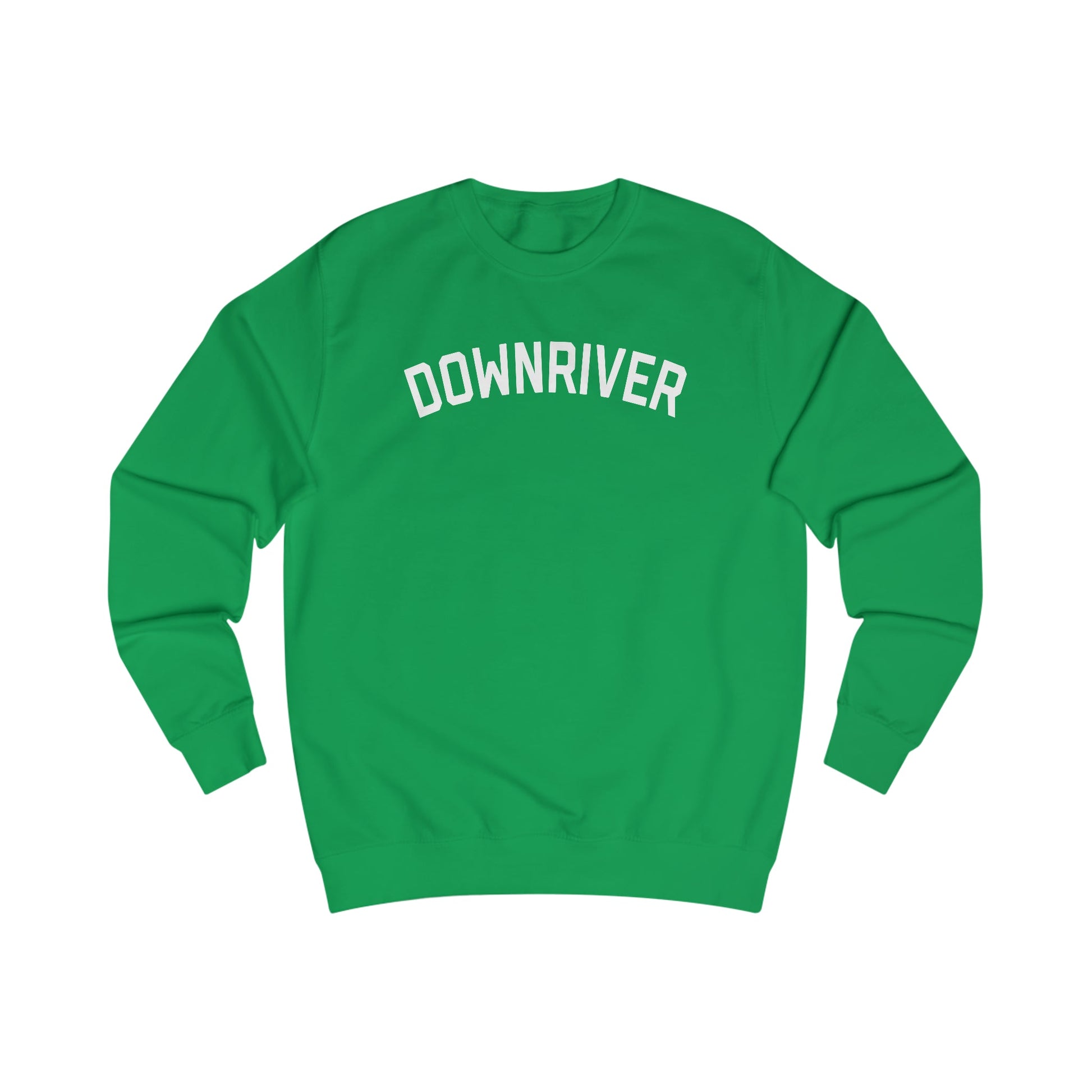 Downriver 11 Varsity Crew No Pill Sweatshirt | Downriver Clothing Apparel | Detroit Michigan | Downriver World