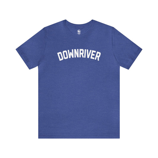 Downriver 11 Varsity Heather Soft Jersey T Shirt | Downriver Clothing Apparel | Detroit Michigan | Downriver World