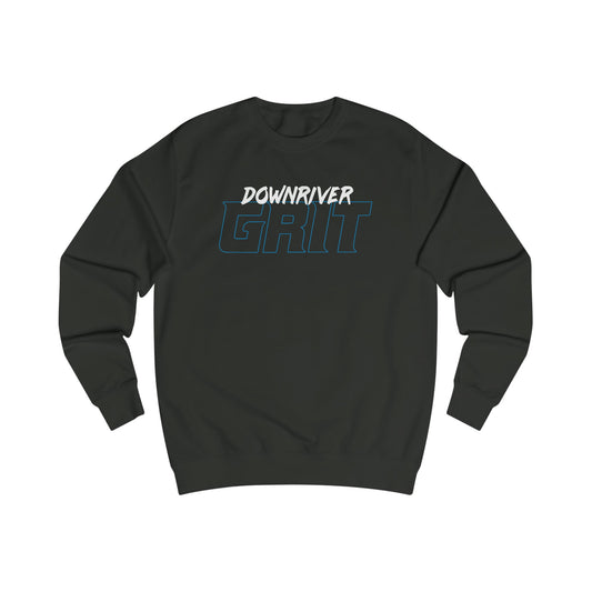 Downriver 23 Grit Football Crew No Pill Sweatshirt | Downriver Clothing Apparel | Detroit Michigan | Downriver World