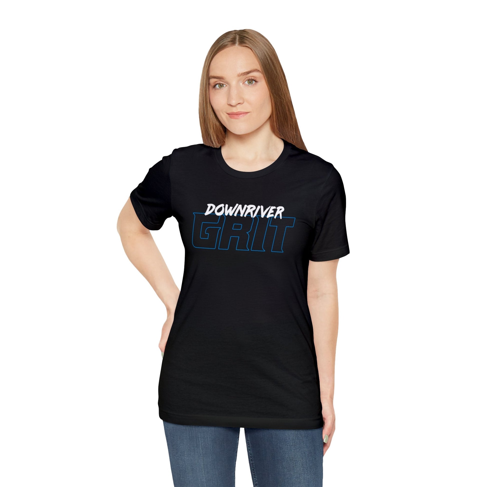 Downriver 23 Grit Football Soft Jersey T Shirt | Downriver Clothing Apparel | Detroit Michigan | Downriver World