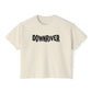 Downriver 92 Nevermind Women Boxy Crop Top T Shirt | Downriver Clothing Apparel | Detroit Michigan | Downriver World